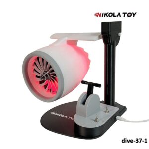 مروحة USB على شكل محرك طائرة
